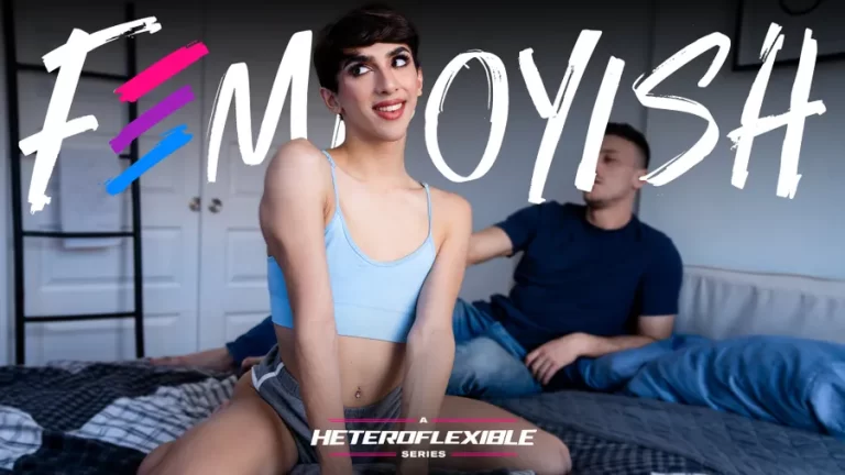 Femboy safado é fodido do cu à boca – Nate Rose, Foxy Alex