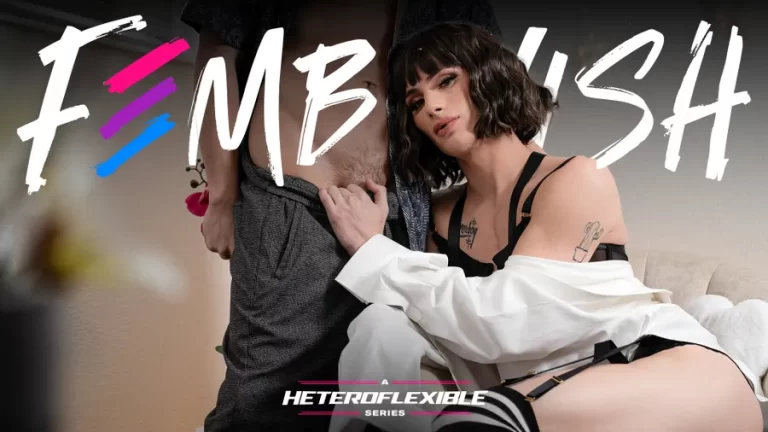 Femboy tímido provoca namorado com lingerie sexy- Drake Von, Cyrus Stark