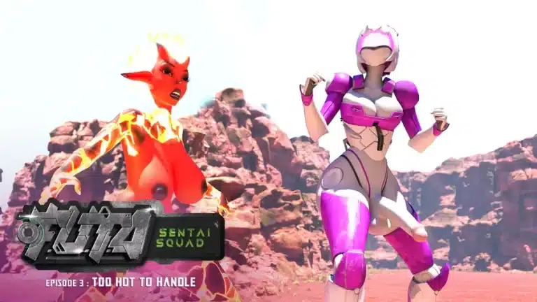 Episodio 3 del escuadrón Sentai de F.U.T.A. Demasiado caliente para manipularlo
